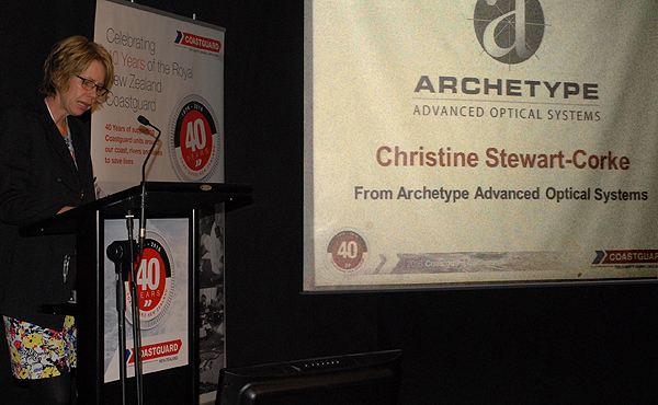Christine_Welcome_dinner_speech_2016_SM Christine speaking at Coastguard New Zealand Conference