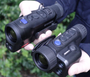 Pulsar Oryx LRF XG35 and Pulsar Axion 2 LRF XG35 comparison.